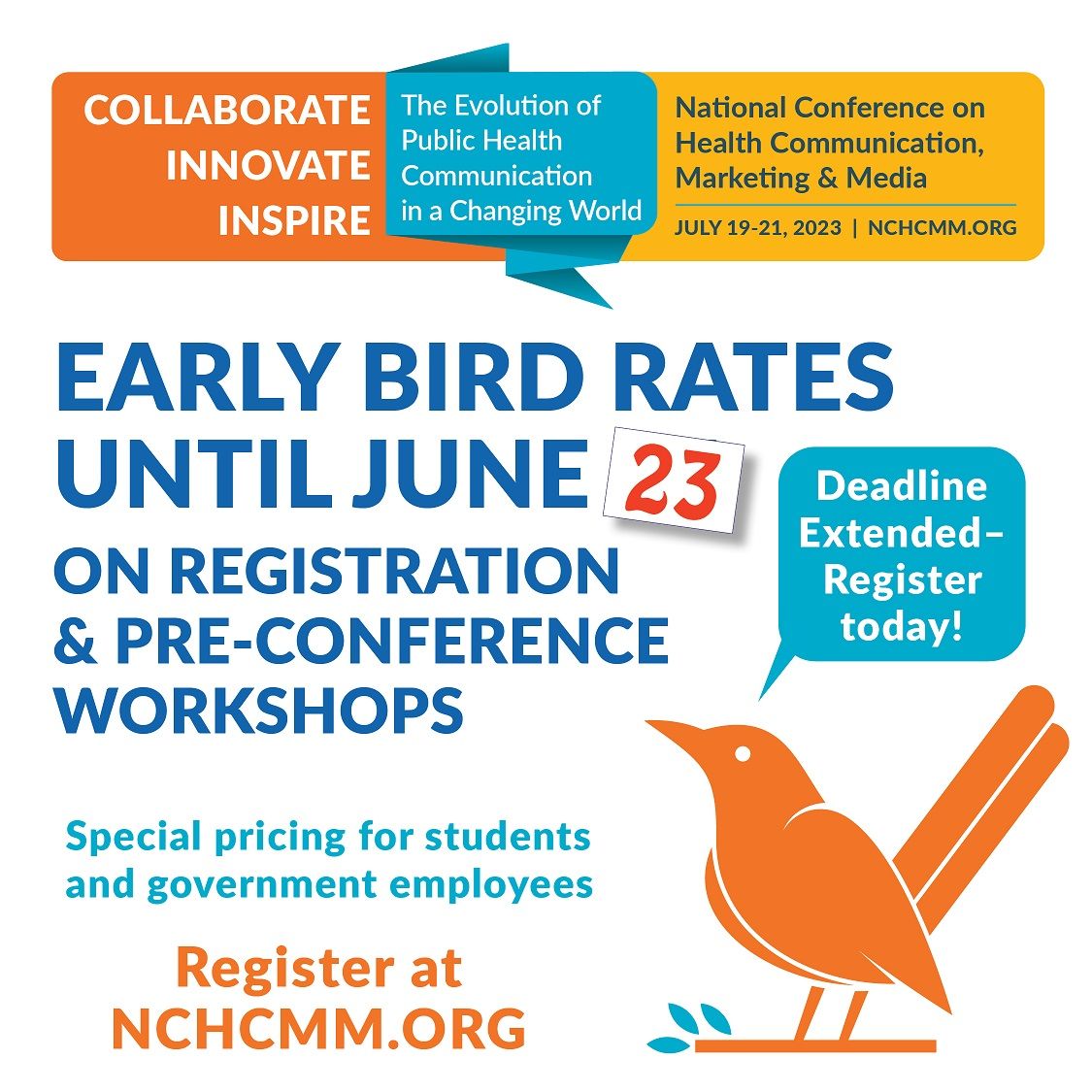 National Public Health Information Coalition (NPHIC) NCHCMM Early